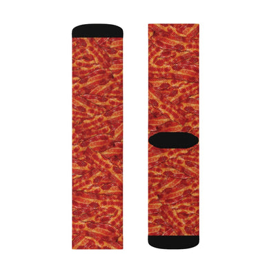 Bacon Adult Crew Socks M | Funny Shirt from Famous In Real Life
