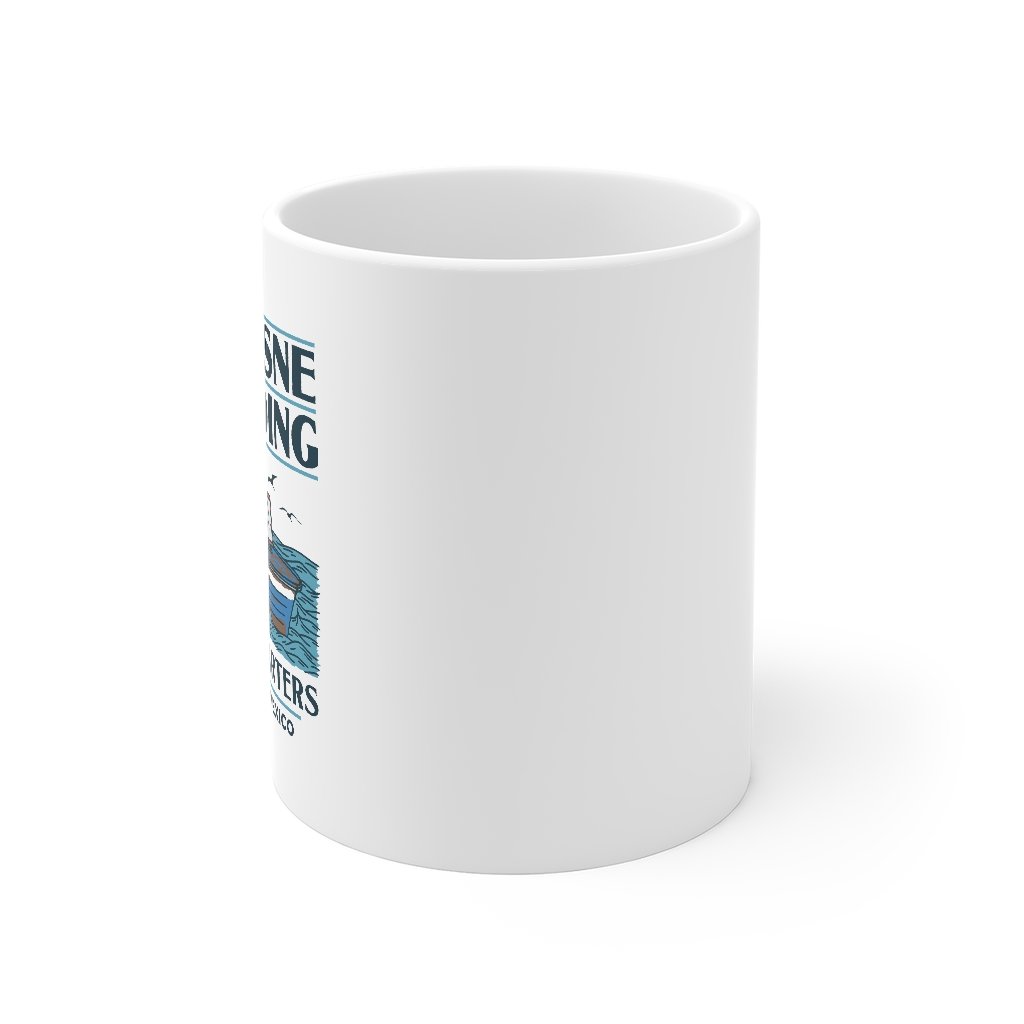 Dufresne & Redding Fishing Charters Coffee Mug | Funny Shirt from Famous In Real Life