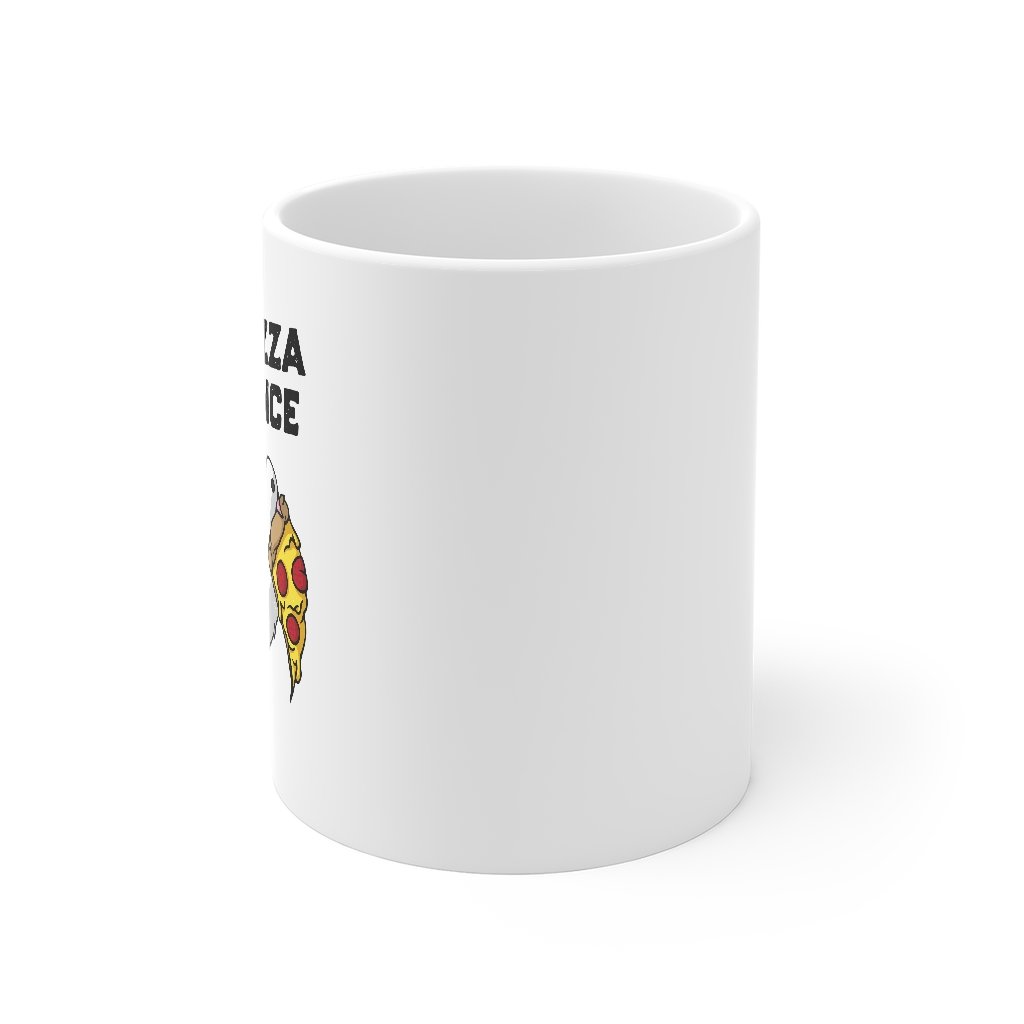 Give Pizza A Chance Coffee Mug | Funny Shirt from Famous In Real Life