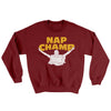 Nap Champ Ugly Sweater Garnet | Funny Shirt from Famous In Real Life