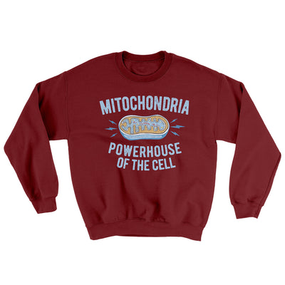 Mitochondria Powerhouse Of The Cell Ugly Sweater Garnet | Funny Shirt from Famous In Real Life
