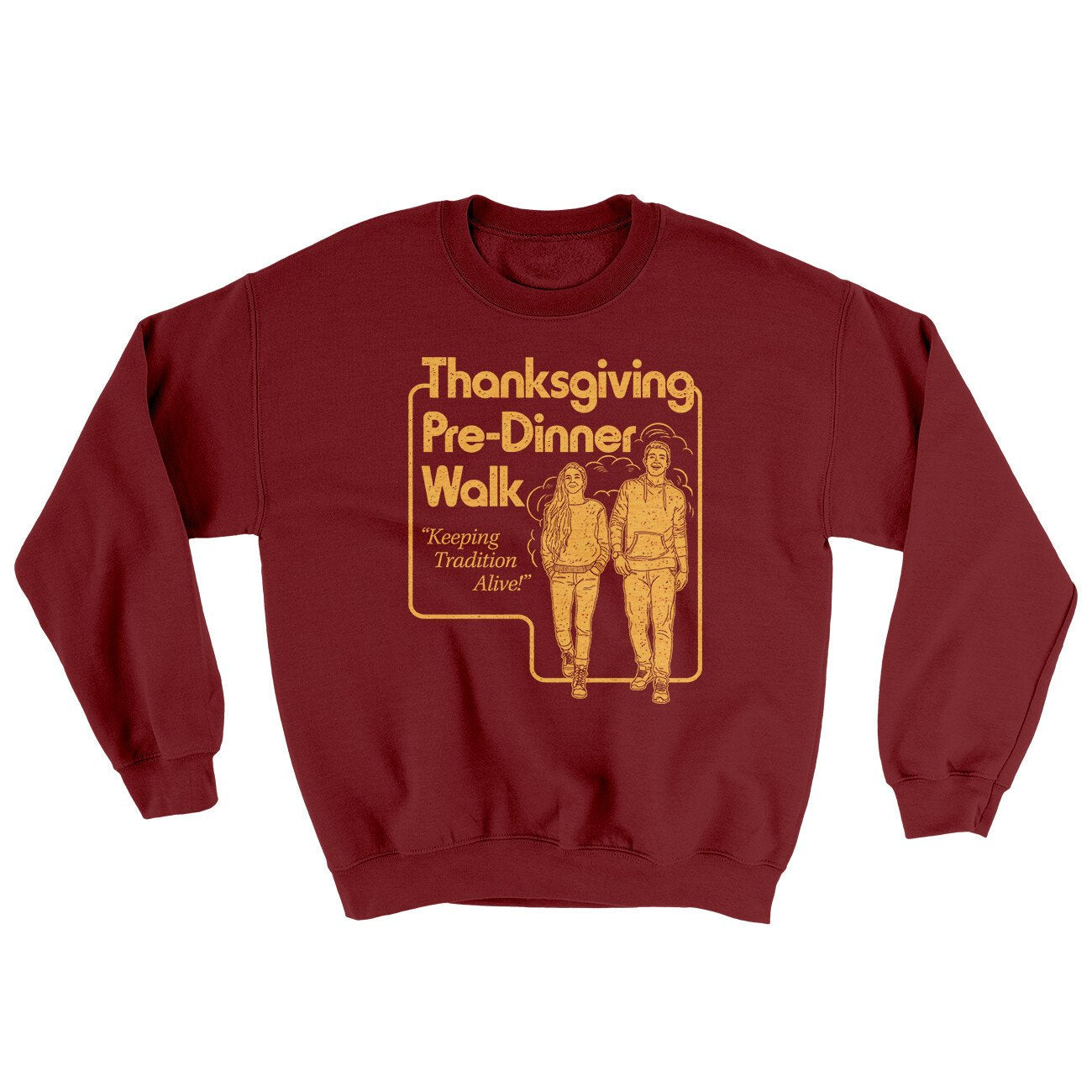 Thanksgiving Pre-Dinner Walk Ugly Sweater | Funny Shirt from Famous In Real Life