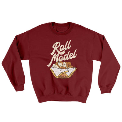 Roll Model Ugly Sweater Garnet | Funny Shirt from Famous In Real Life
