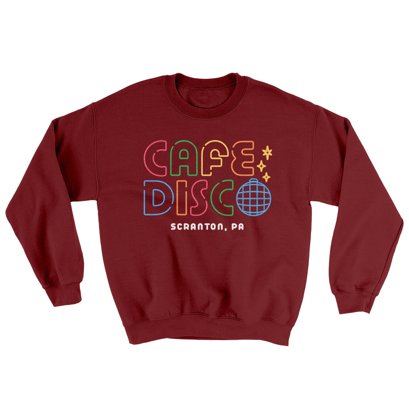 Cafe Disco Ugly Sweater | Funny Shirt from Famous In Real Life