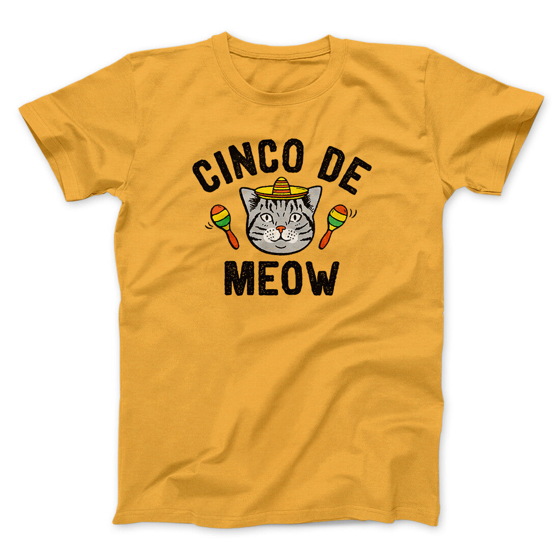 Cinco De Meow Men/Unisex T-Shirt | Funny Shirt from Famous In Real Life