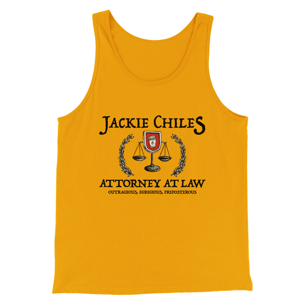 Jackie Chiles Attorney At Law Men/Unisex Tank Top | Funny Shirt from Famous In Real Life