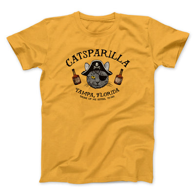 Catsparilla Men/Unisex T-Shirt Gold | Funny Shirt from Famous In Real Life