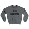 Pun Intended Ugly Sweater Graphite Heather | Funny Shirt from Famous In Real Life