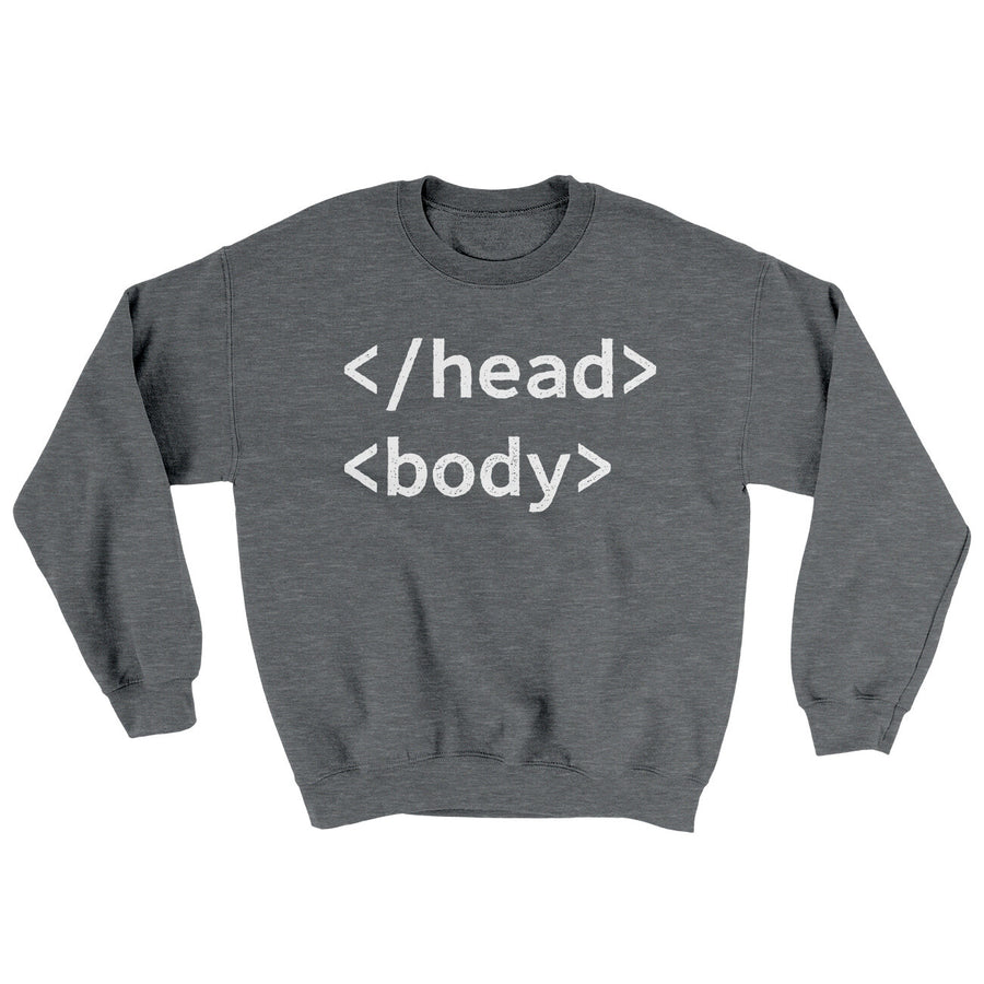 Html Head Body Ugly Sweater | Funny Shirt from Famous In Real Life