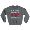 Large Marge Sent Me Ugly Sweater Graphite Heather | Funny Shirt from Famous In Real Life