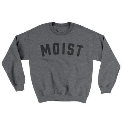 Moist Ugly Sweater Graphite Heather | Funny Shirt from Famous In Real Life