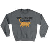 Oh Lawd He Coming Ugly Sweater Graphite Heather | Funny Shirt from Famous In Real Life