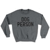 Dog Person Ugly Sweater Graphite Heather | Funny Shirt from Famous In Real Life