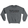Silently Judging Your Grammar Ugly Sweater Graphite Heather | Funny Shirt from Famous In Real Life