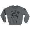 Cat Lady Ugly Sweater Graphite Heather | Funny Shirt from Famous In Real Life