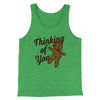 Thinking Of You Men/Unisex Tank Top Green TriBlend | Funny Shirt from Famous In Real Life
