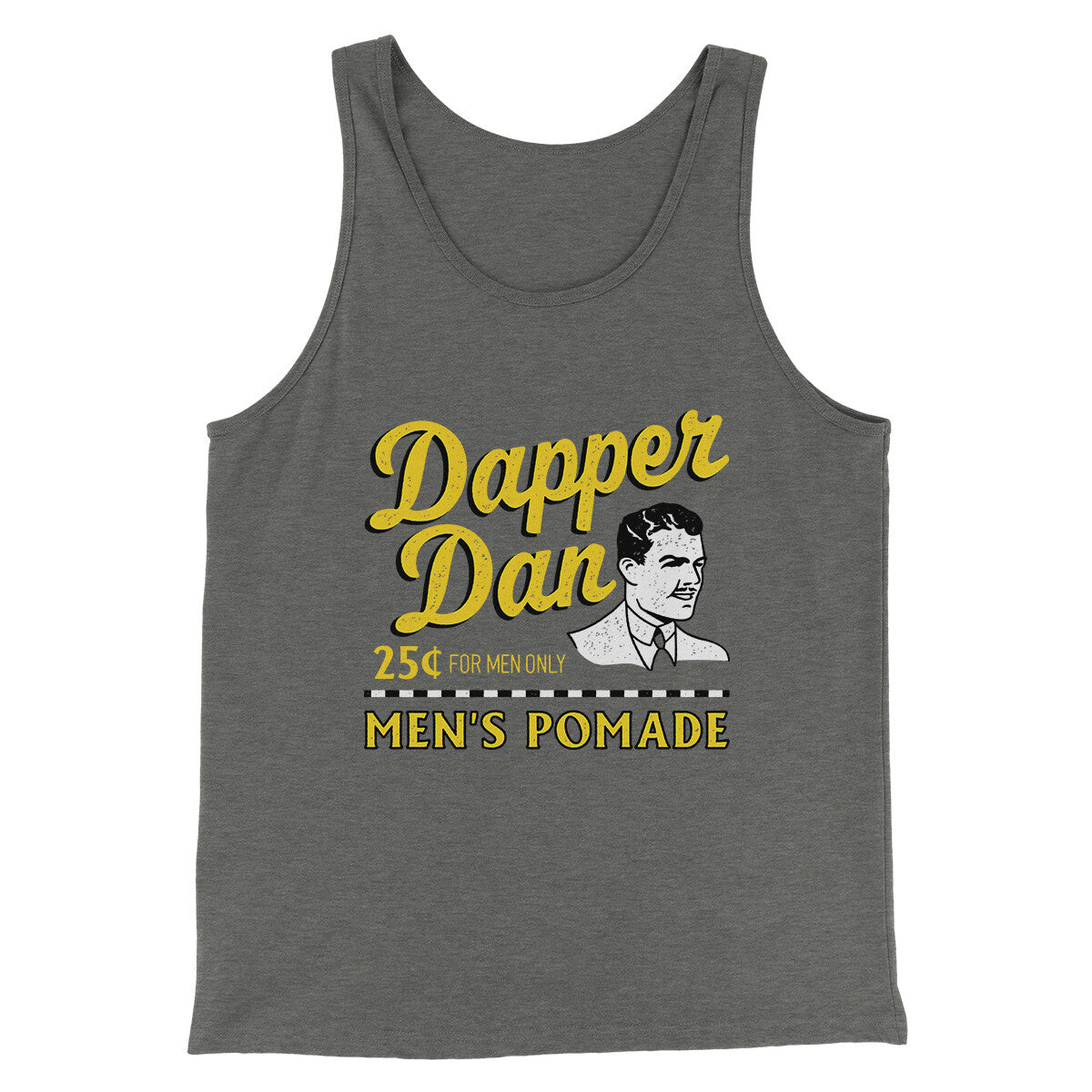 Dapper Dan Funny Movie Men/Unisex Tank Top Grey TriBlend | Funny Shirt from Famous In Real Life