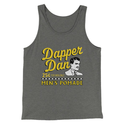 Dapper Dan Men/Unisex Tank Top Grey TriBlend | Funny Shirt from Famous In Real Life