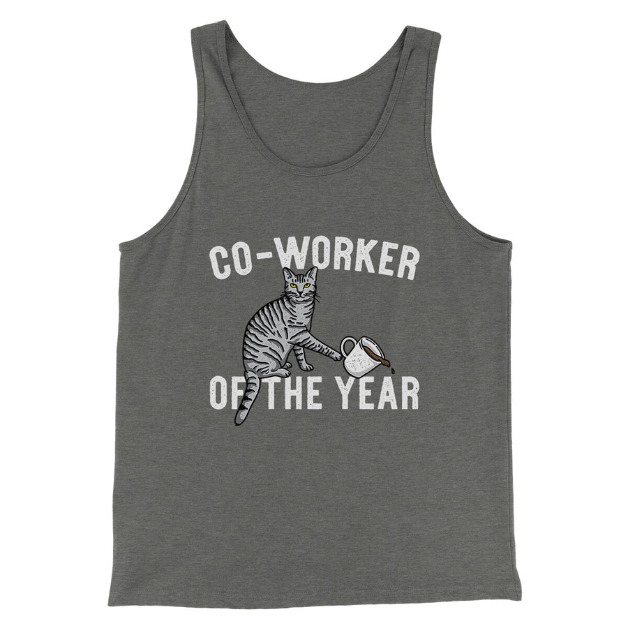 Co-Worker Of The Year Funny Men/Unisex Tank Top | Funny Shirt from Famous In Real Life