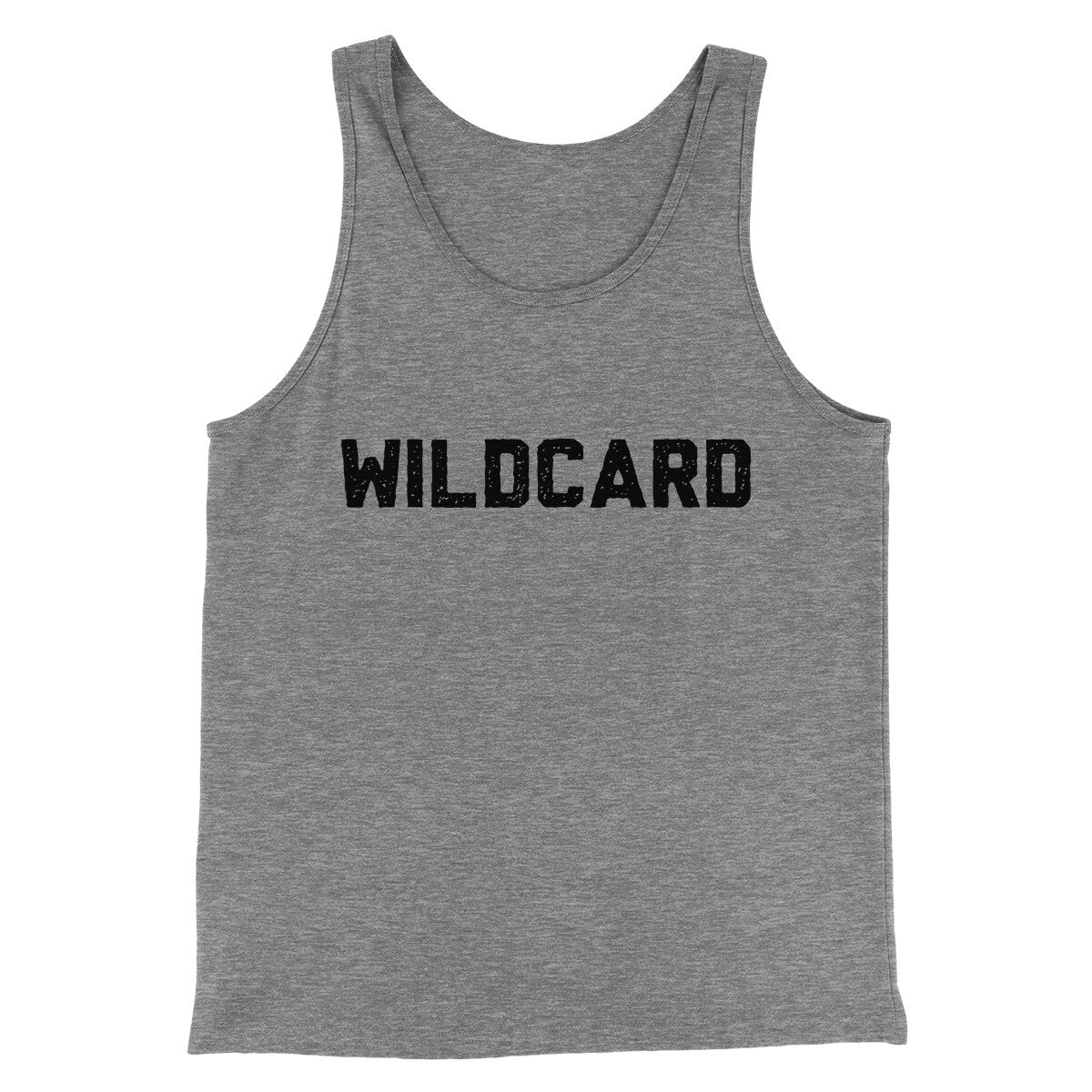 Wildcard Funny Men/Unisex Tank Top | Funny Shirt from Famous In Real Life