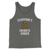 Everyone’s Favorite Ginger Men/Unisex Tank Top Grey TriBlend | Funny Shirt from Famous In Real Life