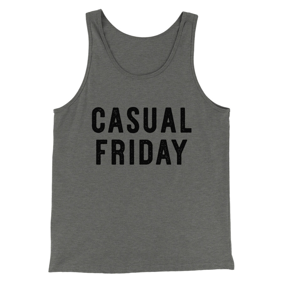 Casual Friday Funny Men/Unisex Tank Top | Funny Shirt from Famous In Real Life