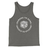 Demons To Some Angels To Others Men/Unisex Tank Top Grey TriBlend | Funny Shirt from Famous In Real Life