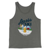 Aprés Ski Men/Unisex Tank Top Grey TriBlend | Funny Shirt from Famous In Real Life