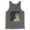 I Picked The Wrong Week To Quit Sniffing Glue Men/Unisex Tank Top Grey TriBlend | Funny Shirt from Famous In Real Life