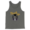 Purrrple Rain Men/Unisex Tank Top Grey TriBlend | Funny Shirt from Famous In Real Life