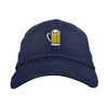 Beer Mug Dad hat Navy | Funny Shirt from Famous In Real Life