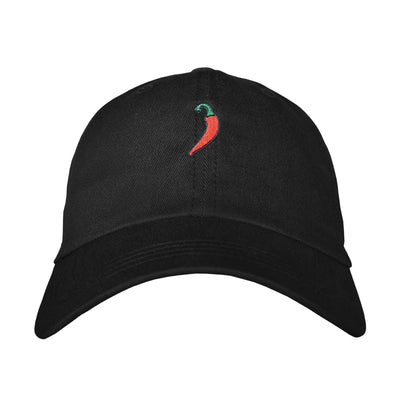 Chili Pepper Dad hat Black | Funny Shirt from Famous In Real Life