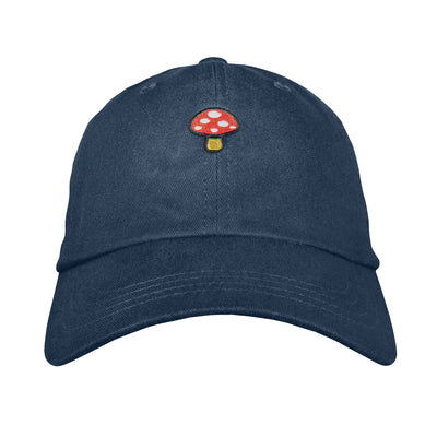 Mushroom Dad hat Navy | Funny Shirt from Famous In Real Life