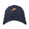 Pizza Slice Dad hat Navy | Funny Shirt from Famous In Real Life