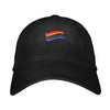 Pride Flag Dad hat Black | Funny Shirt from Famous In Real Life