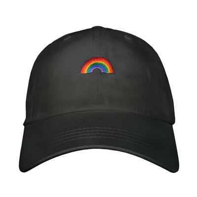Rainbow Dad hat Black | Funny Shirt from Famous In Real Life
