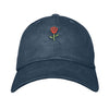 Rose Dad Hat Navy | Funny Shirt from Famous In Real Life