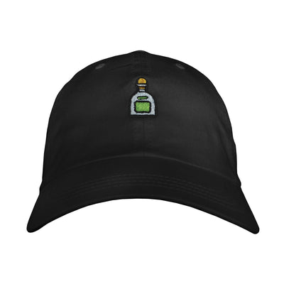 Tequila Bottle Dad hat Black | Funny Shirt from Famous In Real Life