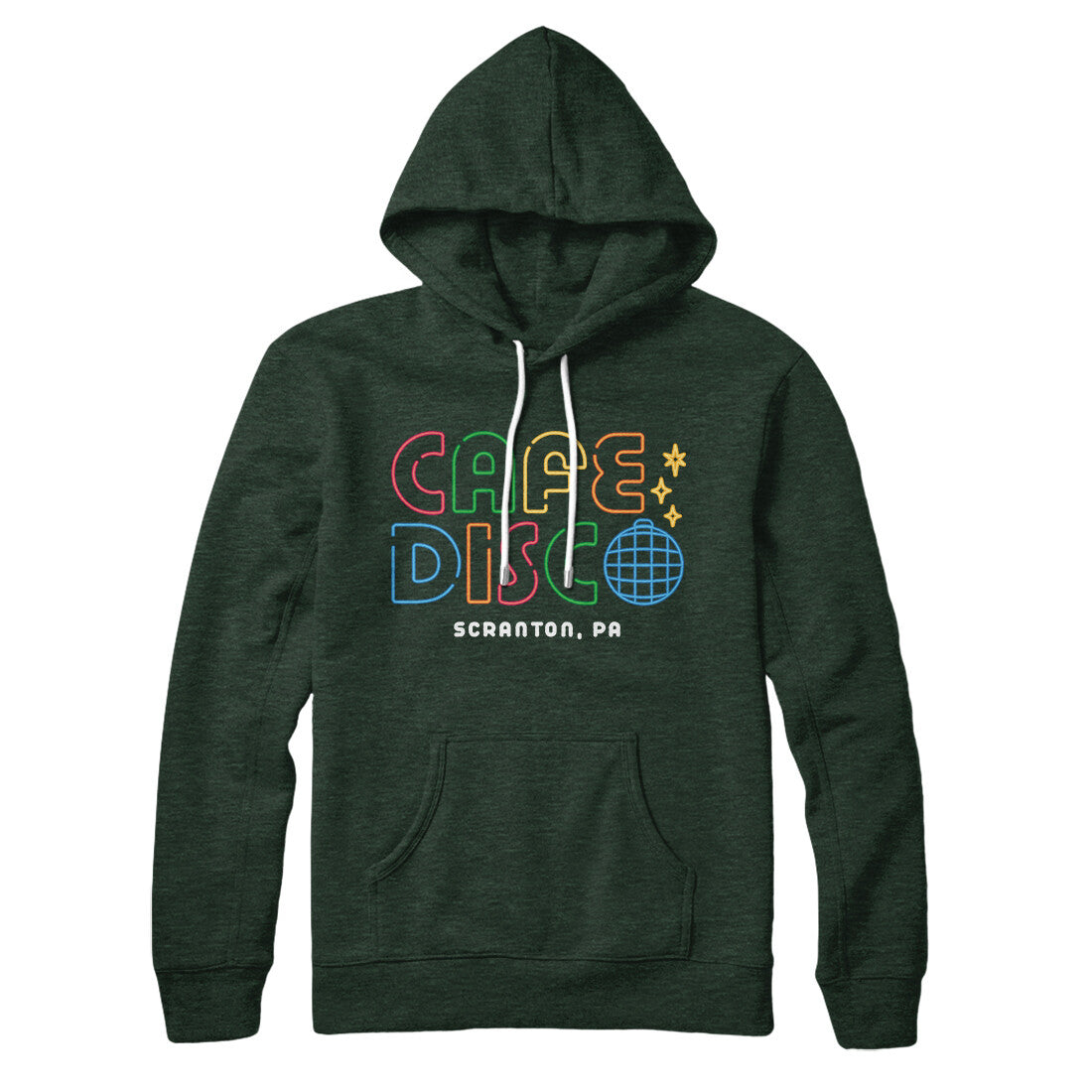 Cafe Disco Hoodie | Funny Shirt from Famous In Real Life