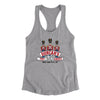 Duncan’s Toy Chest Women's Racerback Tank Heather Grey | Funny Shirt from Famous In Real Life