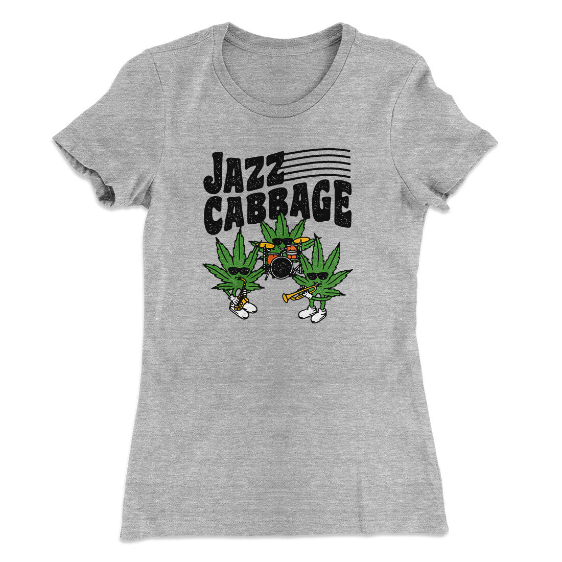 Jazz Cabbage Funny Women's T-Shirt | Funny Shirt from Famous In Real Life