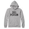Dog Person Hoodie Heather Grey | Funny Shirt from Famous In Real Life