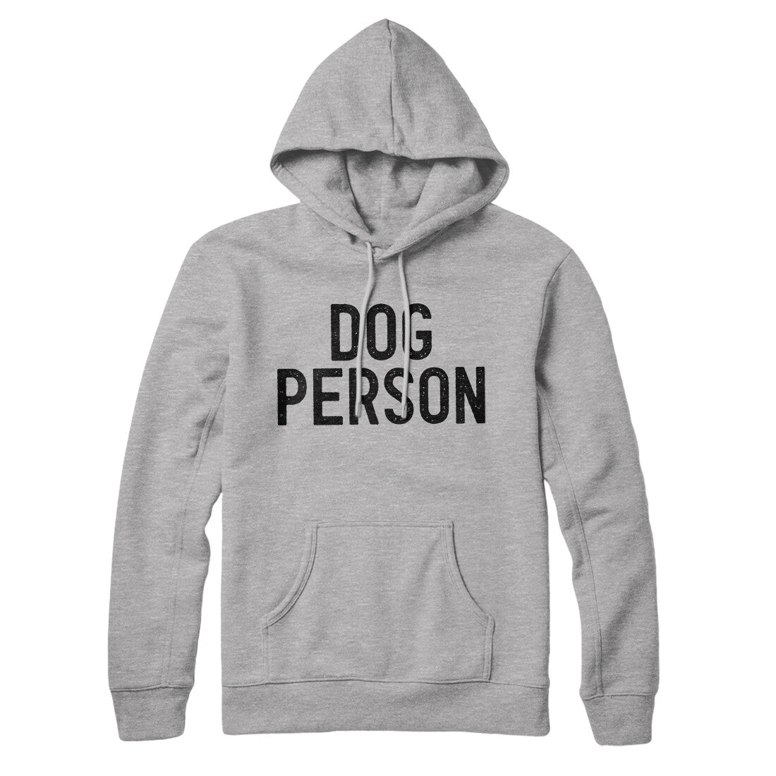 Dog Person Hoodie Heather Grey | Funny Shirt from Famous In Real Life