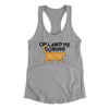 Oh Lawd He Coming Women's Racerback Tank Heather Grey | Funny Shirt from Famous In Real Life