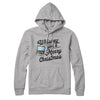Whiskey You A Merry Christmas Hoodie Heather Grey | Funny Shirt from Famous In Real Life