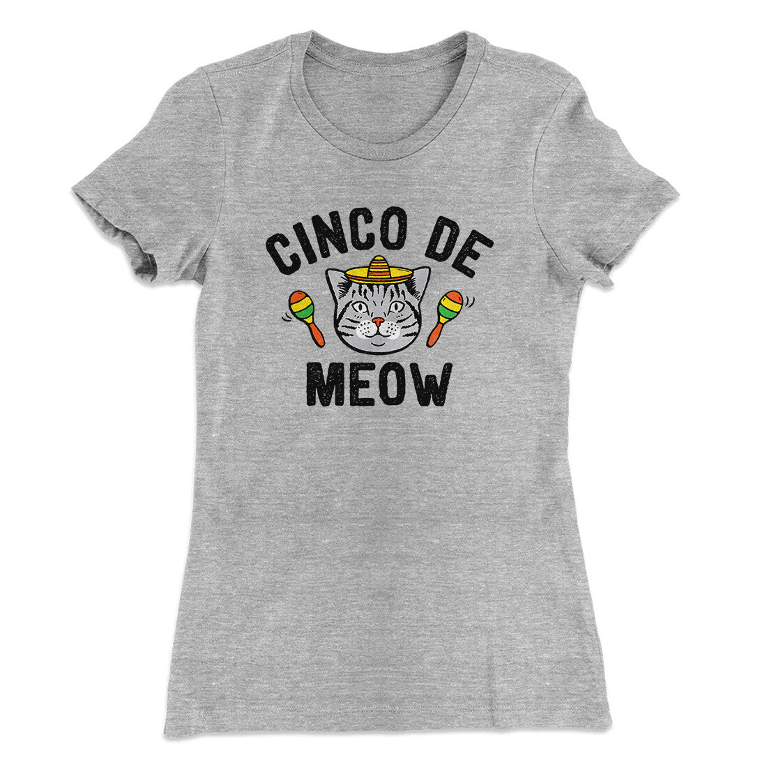 Cinco De Meow Women's T-Shirt | Funny Shirt from Famous In Real Life