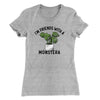 I’m Friends With A Monstera Women's T-Shirt Heather Grey | Funny Shirt from Famous In Real Life