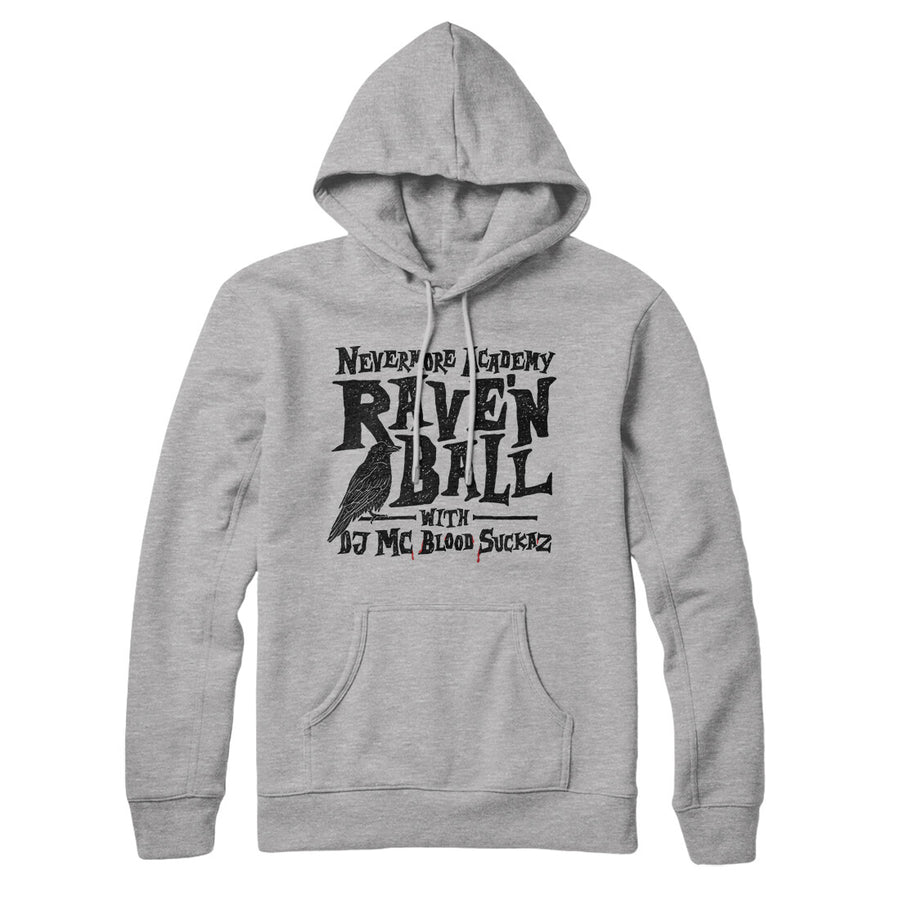 Nevermore Academy Rave'n Ball Hoodie | Funny Shirt from Famous In Real Life