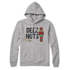 Deez Nuts Hoodie Heather Grey | Funny Shirt from Famous In Real Life