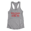 Only Santa Can Judge Me Women's Racerback Tank Heather Grey | Funny Shirt from Famous In Real Life